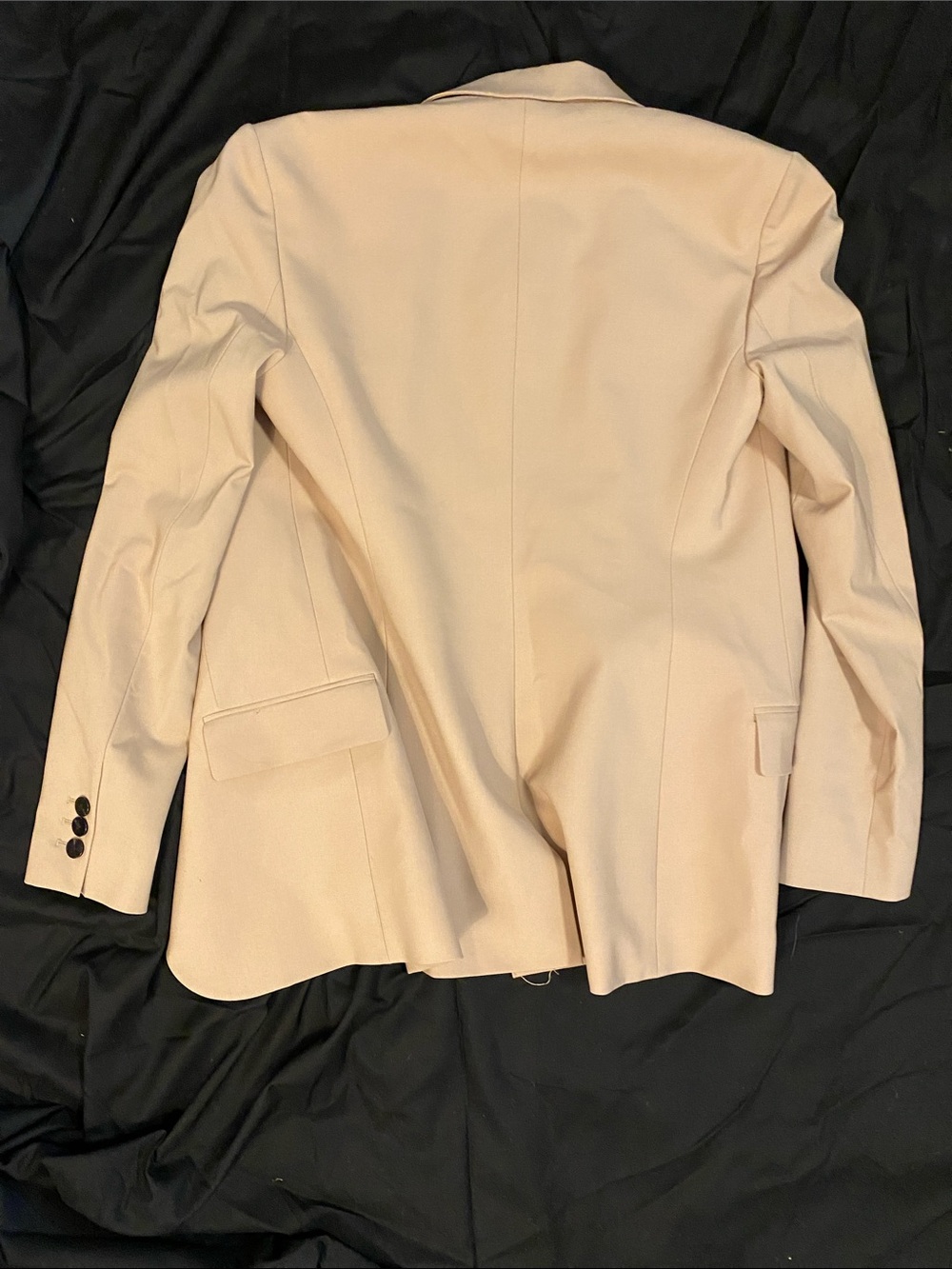 Theory Women's Light Blush Single-Button Blazer - Picture 4 of 6